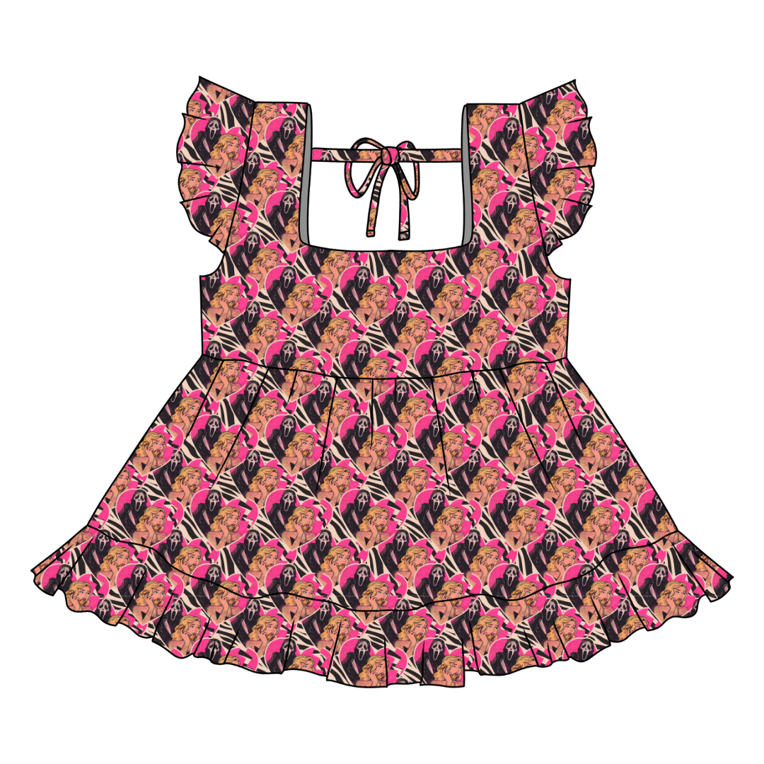 Call After Dark - Sadie Tie Back Ruffle Top - PRE ORDER