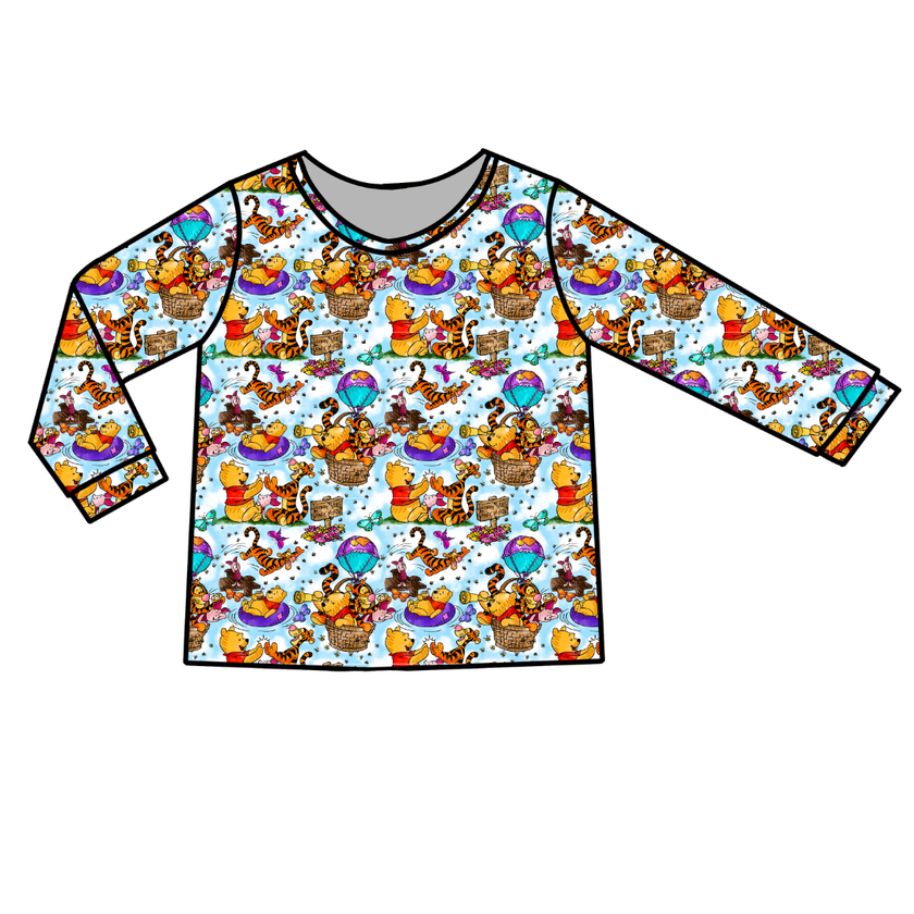 Sweet as Honey Ruby Long Sleeve Bamboo Shirt - Pre Order