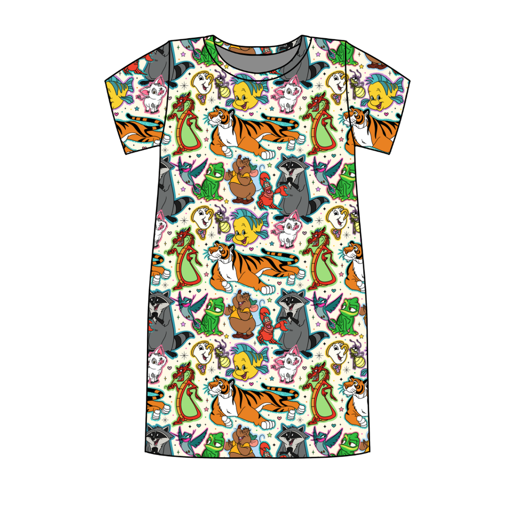Storybook Squad Poppy Oversized Sleep Shirt Bamboo - Pre Order