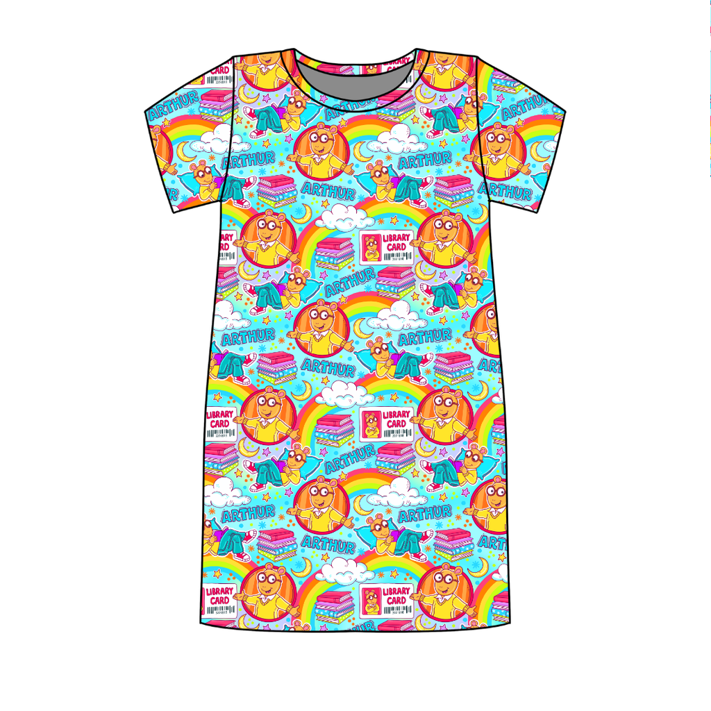 Arth Poppy Oversized Sleep Shirt Bamboo - Pre Order