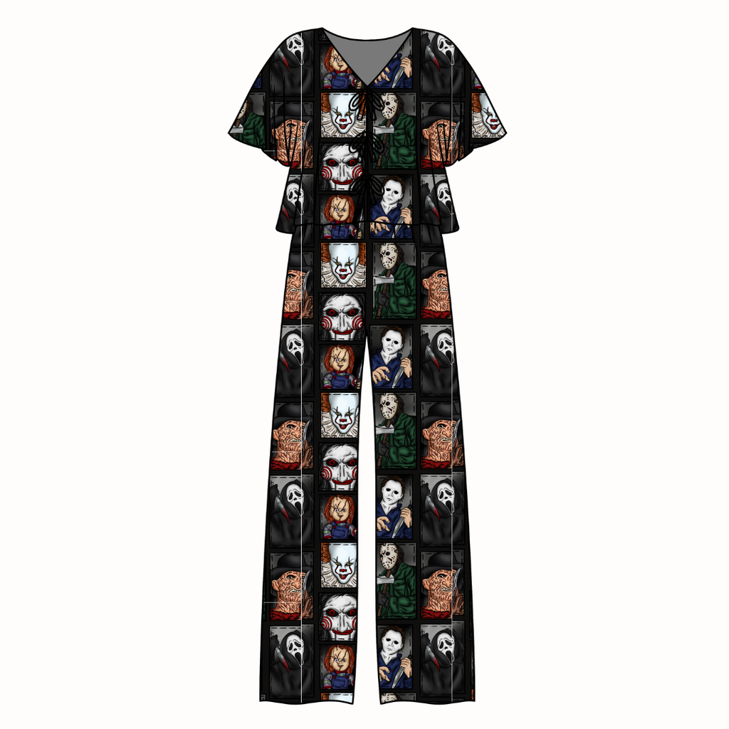 Midnight Society - Lollipop Women's Front Tie Set Bamboo - Pre Order