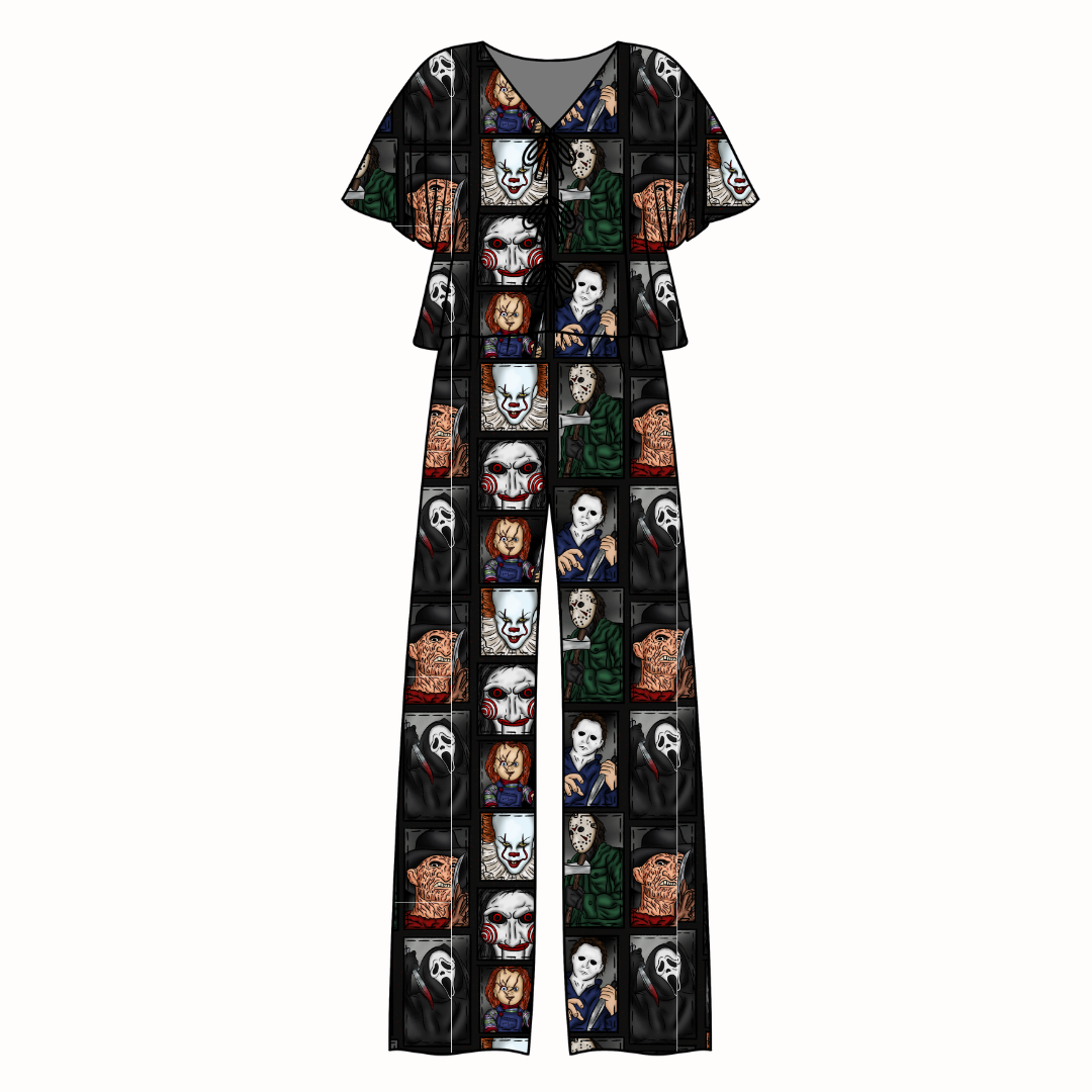 Midnight Society - Lollipop Women's Front Tie Set Bamboo - Pre Order