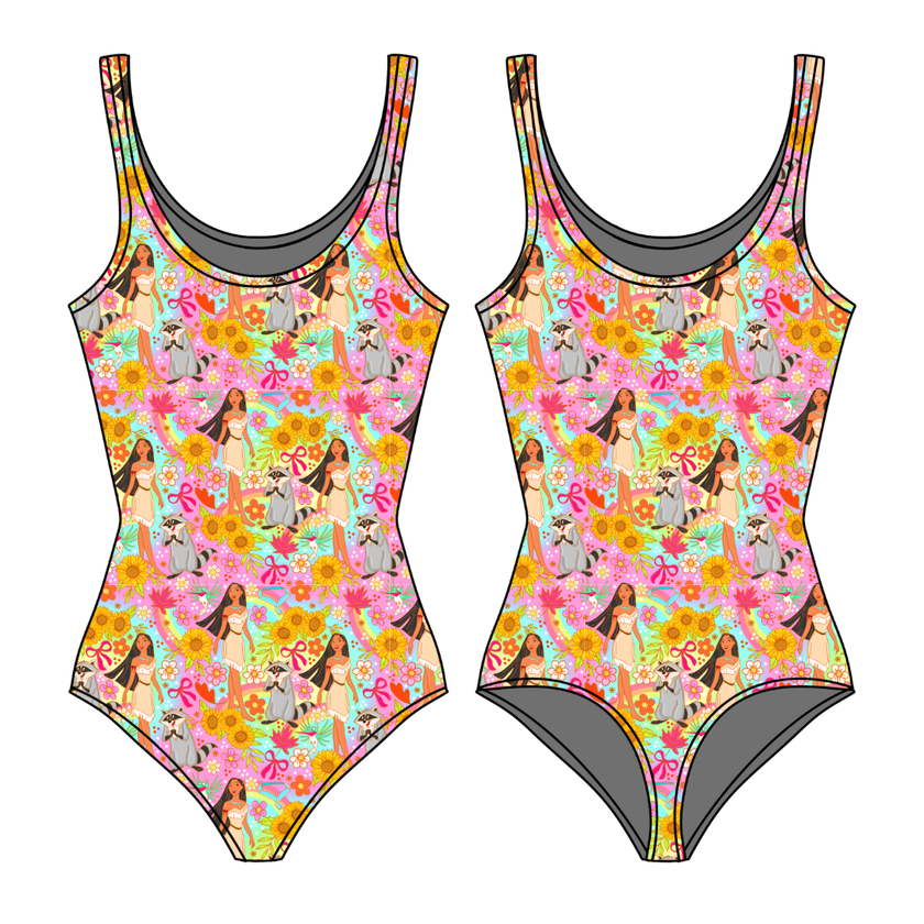 Wild & Free Sapphire Women's Bamboo Leotard - Pre Order