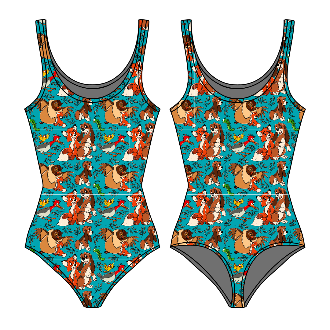 Friends Forever Sapphire Women's Bamboo Leotard - Pre Order
