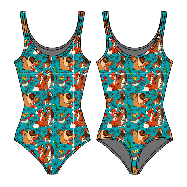 Friends Forever Sapphire Women's Bamboo Leotard - Pre Order