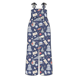 Believe Rene Shoulder Tie Adult Jumpsuit - Bamboo - Pre Order - Christmas Special