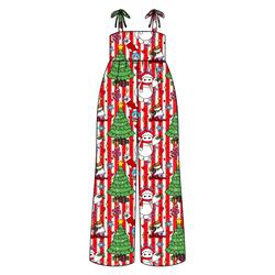 Falala Care Rene Shoulder Tie Adult Jumpsuit - Bamboo - Pre Order - Christmas Special