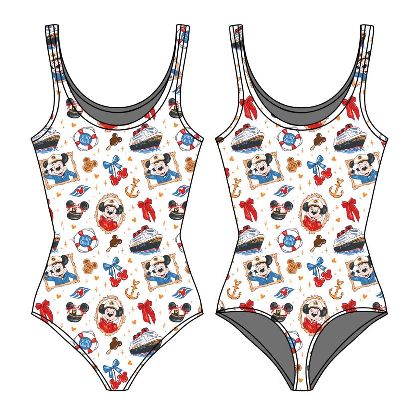 Crusin' Sapphire Women's Bamboo Leotard - Pre Order