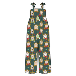 Holiday Box Office Rene Shoulder Tie Adult Jumpsuit - Bamboo - Pre Order - Christmas Special