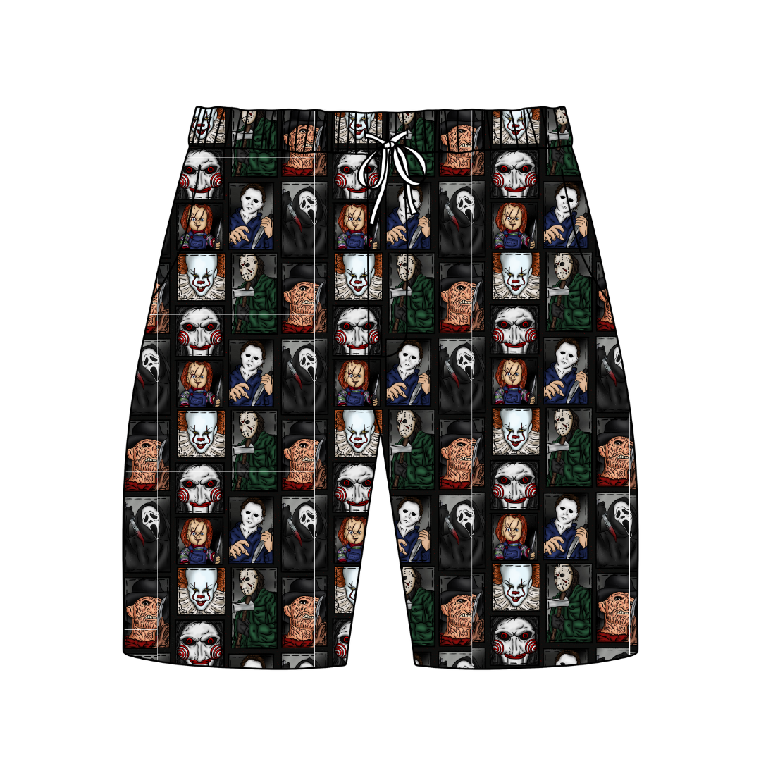 Midnight Society Chill Extended Length Adult Pajama Bamboo Shorts - Pre Order