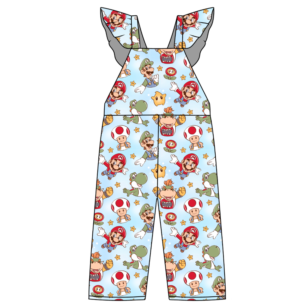 Dino Might - Daisy Girl's Flutter Jumpsuit Knit - PRE ORDER