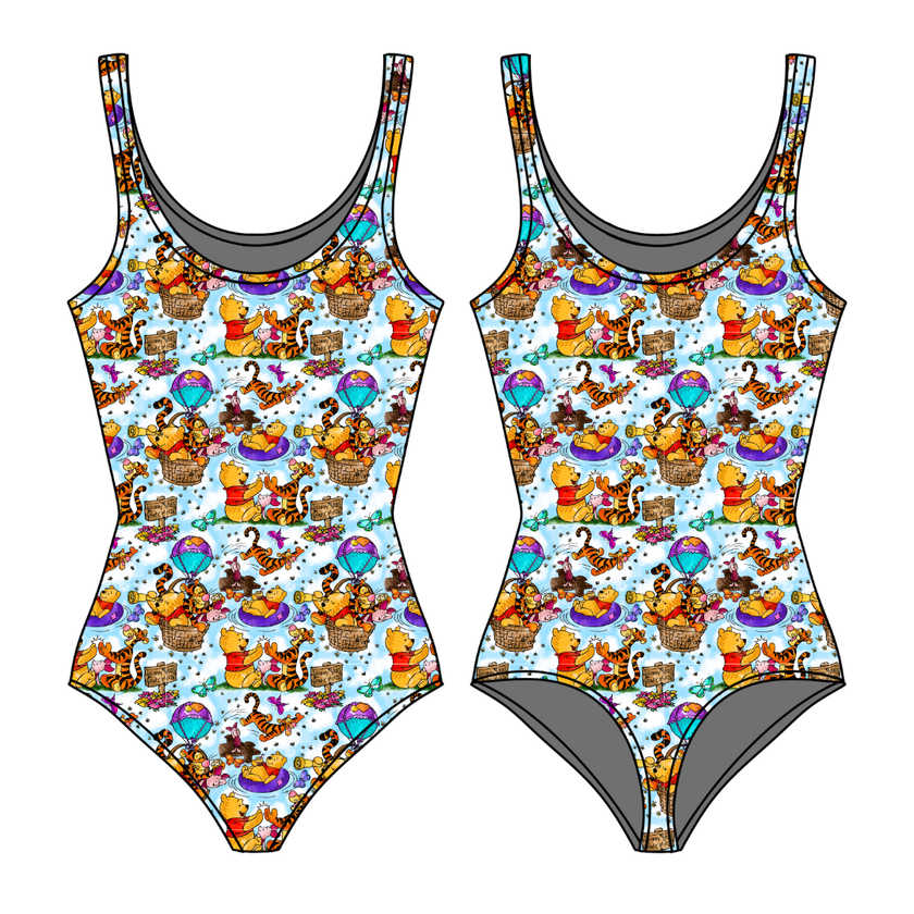 Sweet as Honey Sapphire Women's Bamboo Leotard - Pre Order