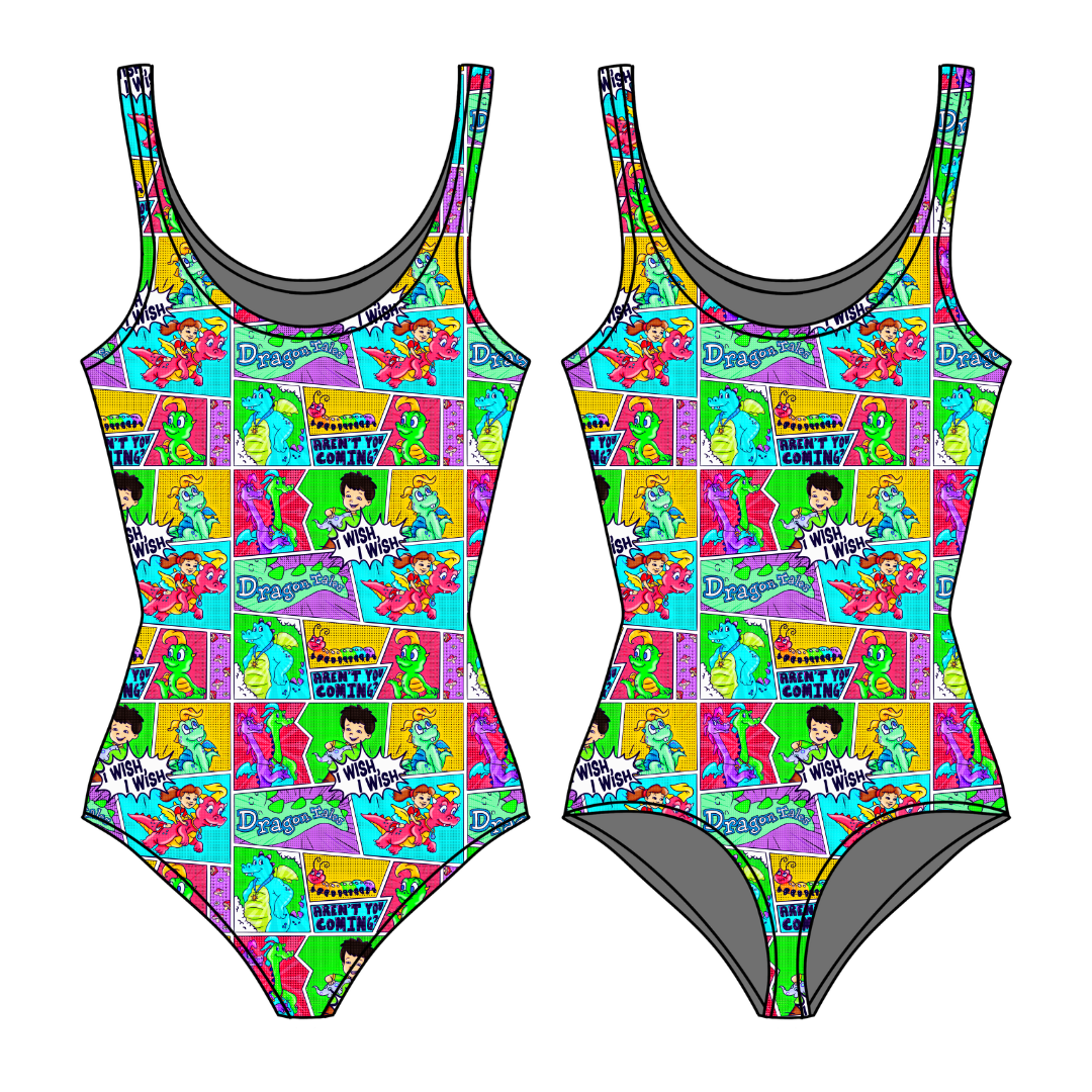 Dragon Dreams Sapphire Women's Bamboo Leotard - Pre Order
