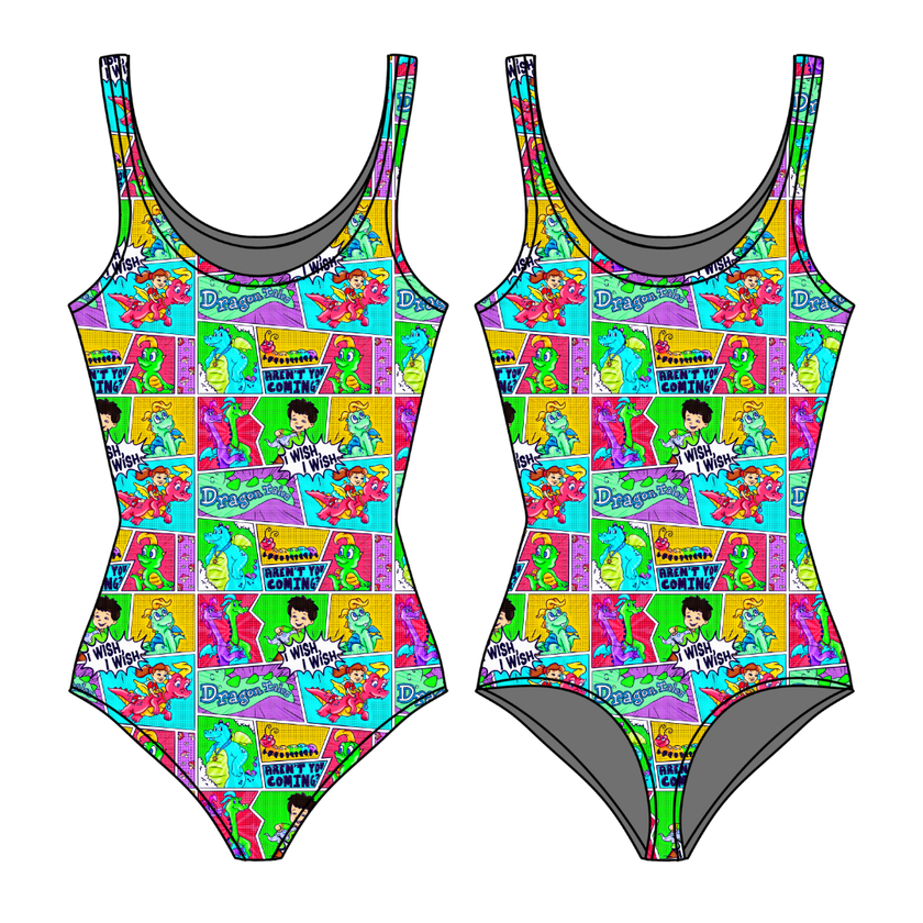 Dragon Dreams Sapphire Women's Bamboo Leotard - Pre Order