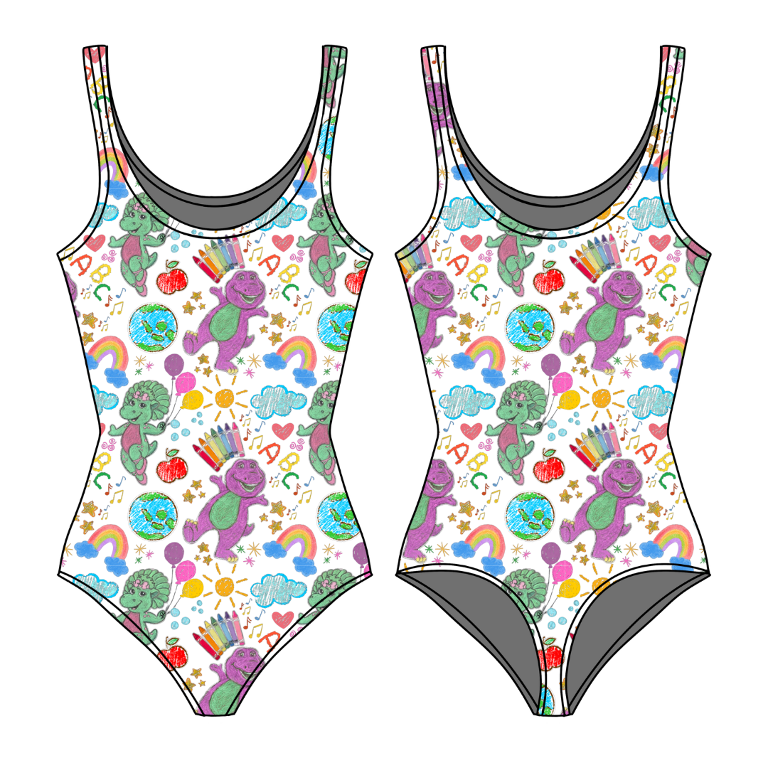 Learning is Magic Sapphire Women's Bamboo Leotard - Pre Order