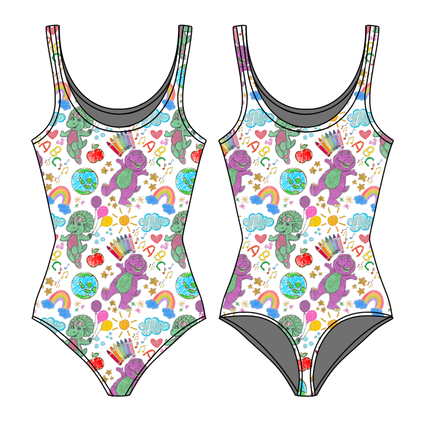 Learning is Magic Sapphire Women's Bamboo Leotard - Pre Order