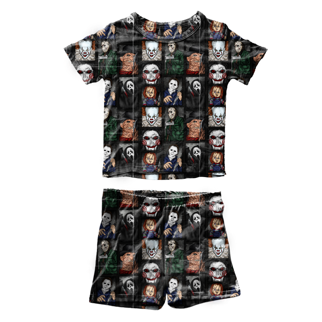 Midnight Society Fawn Short Sleeve Short Set Bamboo - PRE ORDER