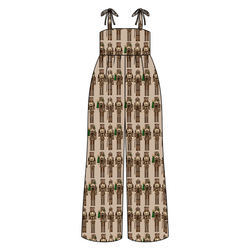 Camo Guard Rene Shoulder Tie Adult Jumpsuit - Bamboo - Pre Order - Christmas Special