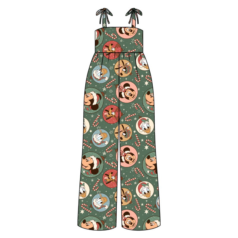 Main St Magic Rene Shoulder Tie Adult Jumpsuit - Bamboo - Pre Order - Christmas Special