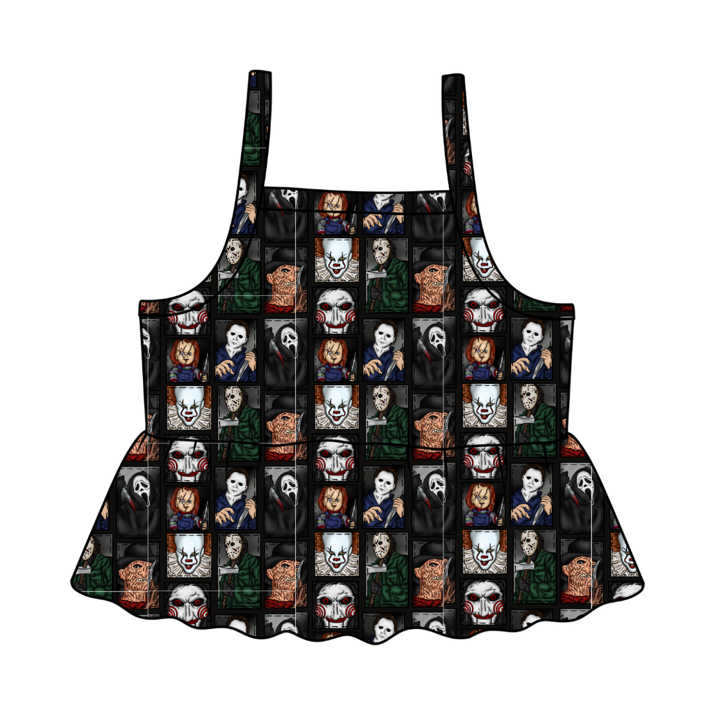 Midnight Society - Tootsie Peplum Tank Knit - PRE ORDER
