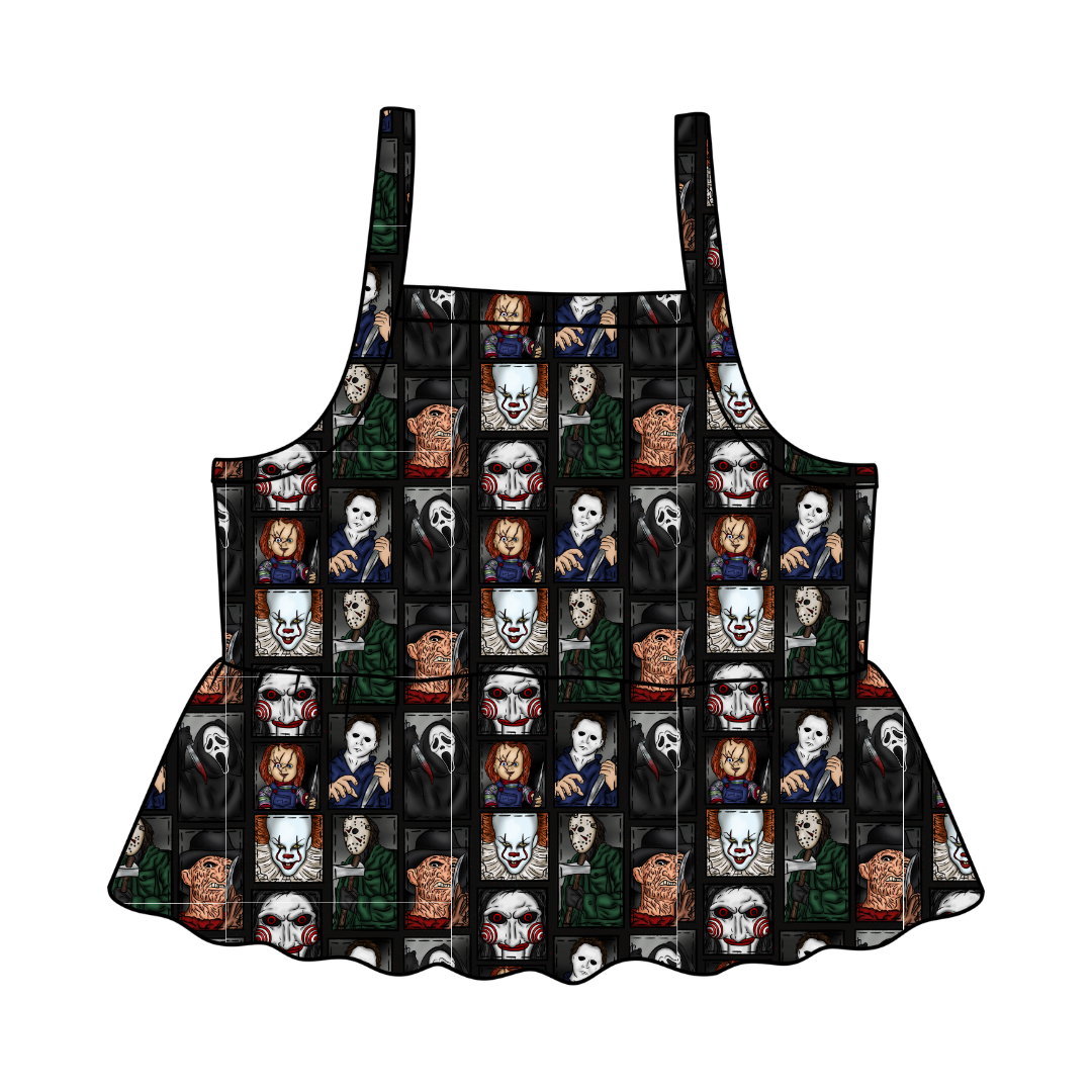 Midnight Society - Tootsie Peplum Tank Knit - PRE ORDER