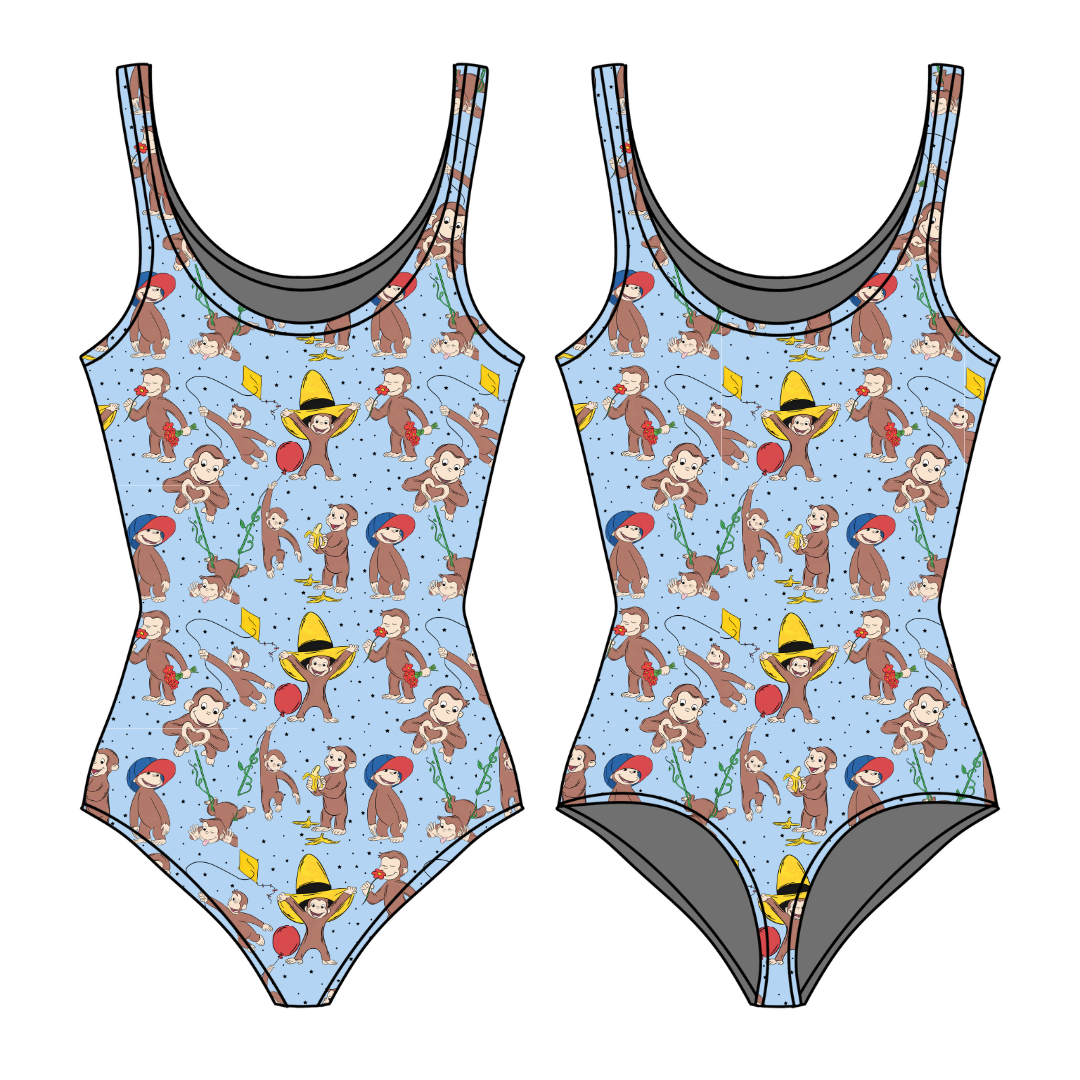 Curious Adventures Sapphire Women's Bamboo Leotard - Pre Order