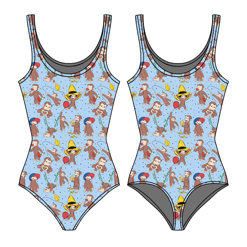 Curious Adventures Sapphire Women's Bamboo Leotard - Pre Order