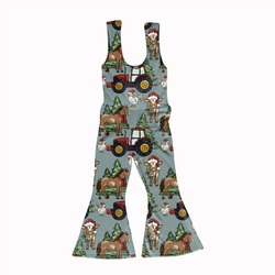 Farmhouse Christmas Daisy Jumpsuit - Knit - Pre Order - Christmas Special