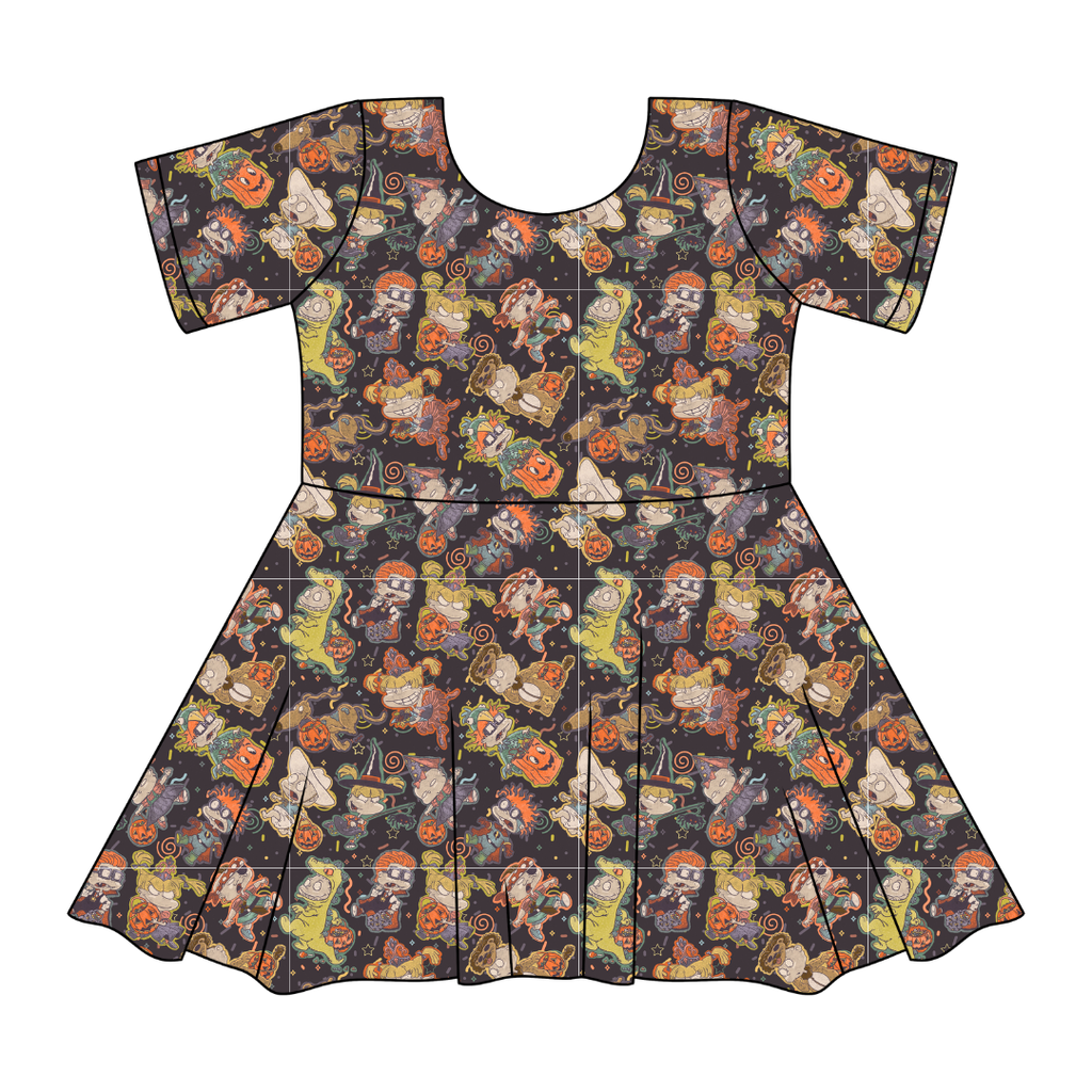 Midnight Mischief - SIERRA - KNIT TWIRL DRESS - PRE ORDER