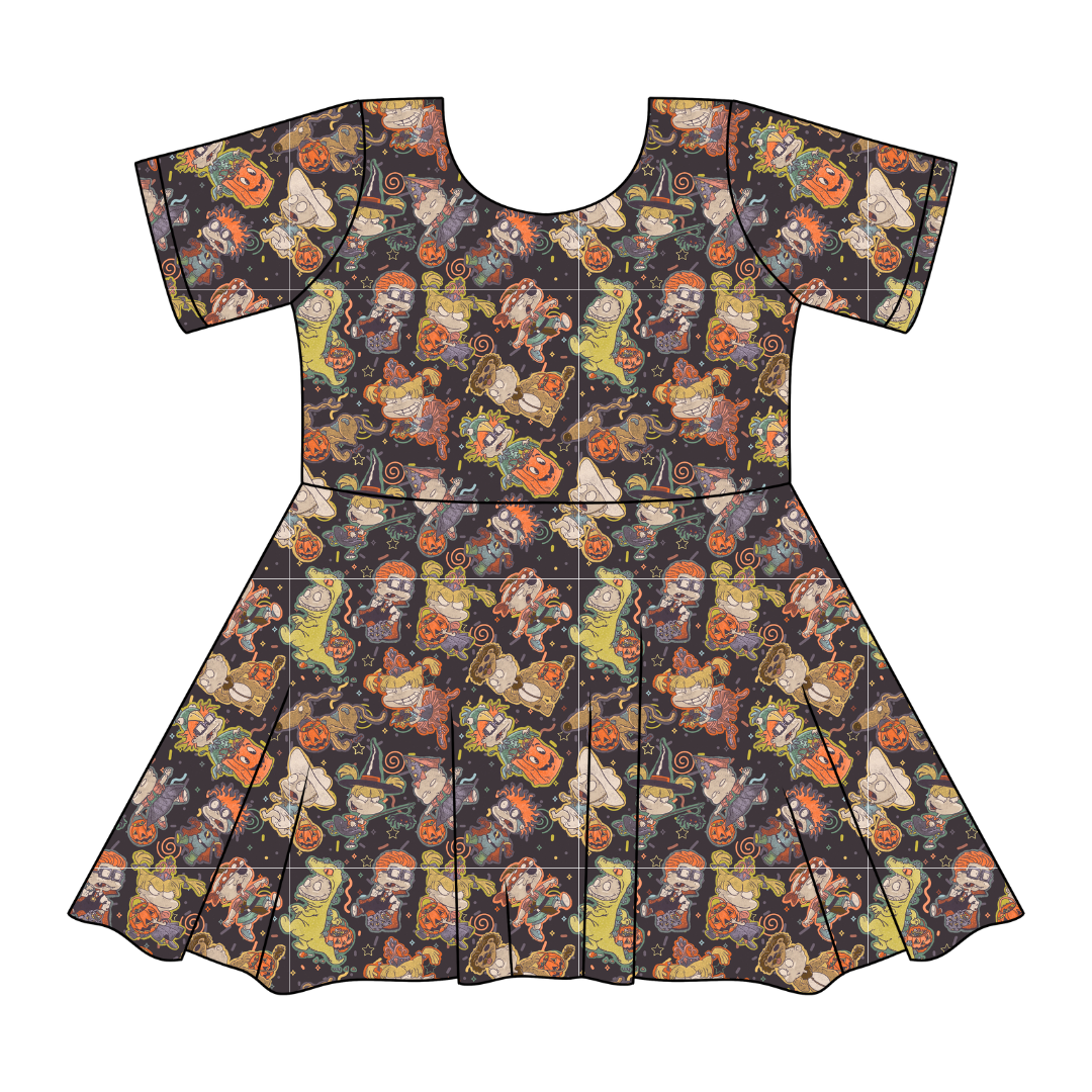 Midnight Mischief - SIERRA - KNIT TWIRL DRESS - PRE ORDER
