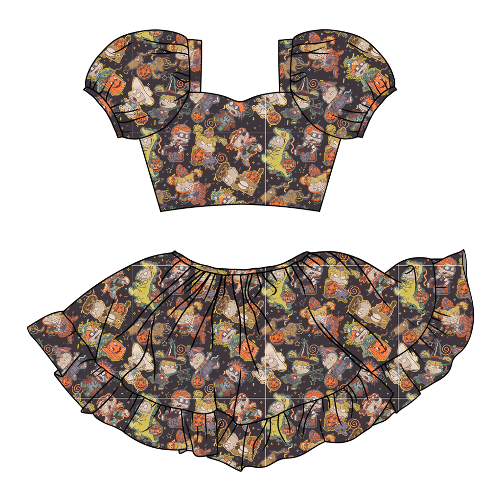 Midnight Mischief - Starlet Skirt Set Knit - PRE ORDER