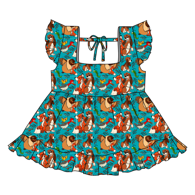 Friends Forever Sadie Tie Back Ruffle Top - PRE ORDER