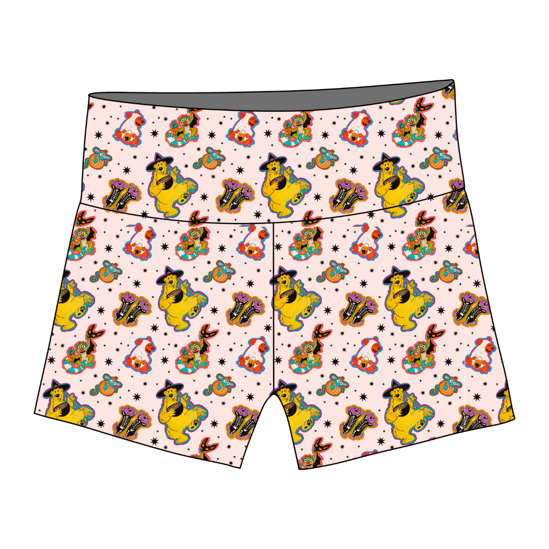 Halloween Bear Nola Biker Shorts Knit - PRE ORDER