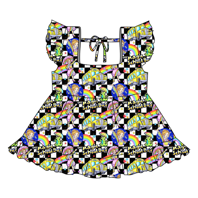 Magic School  Days Sadie Tie Back Ruffle Top - PRE ORDER