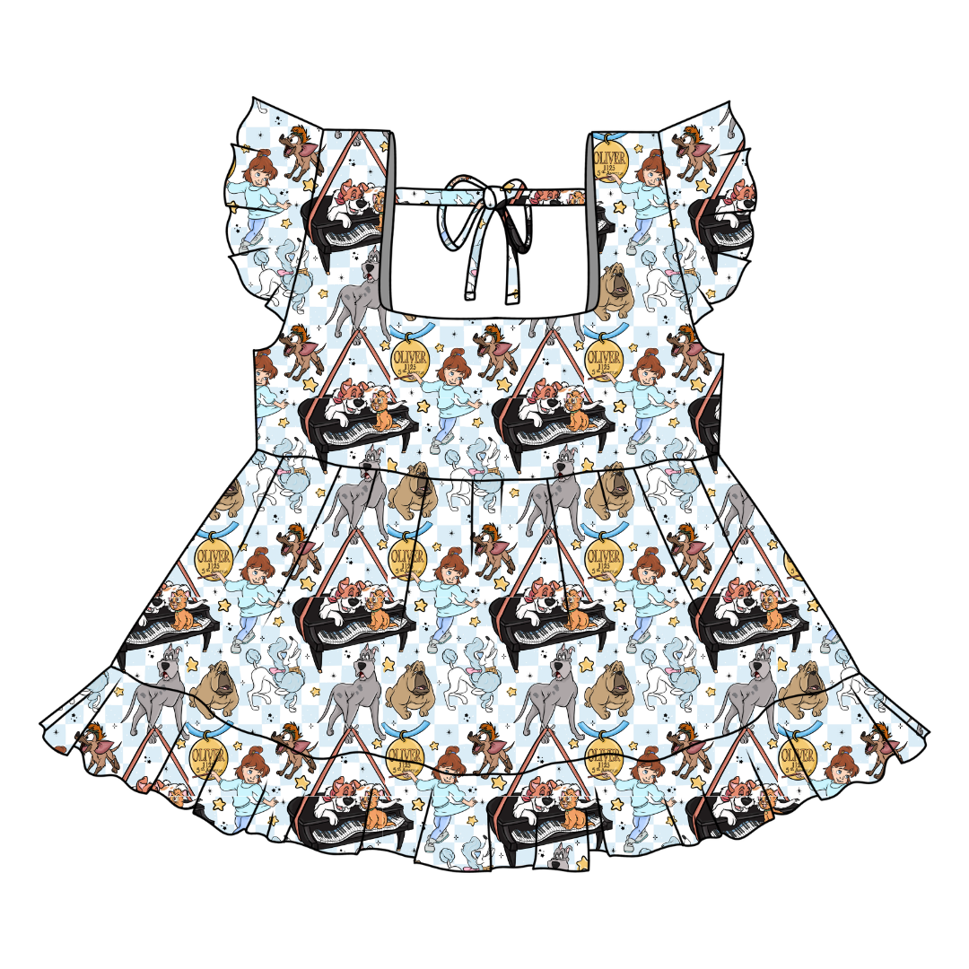 Big City Besties Sadie Tie Back Ruffle Top - PRE ORDER