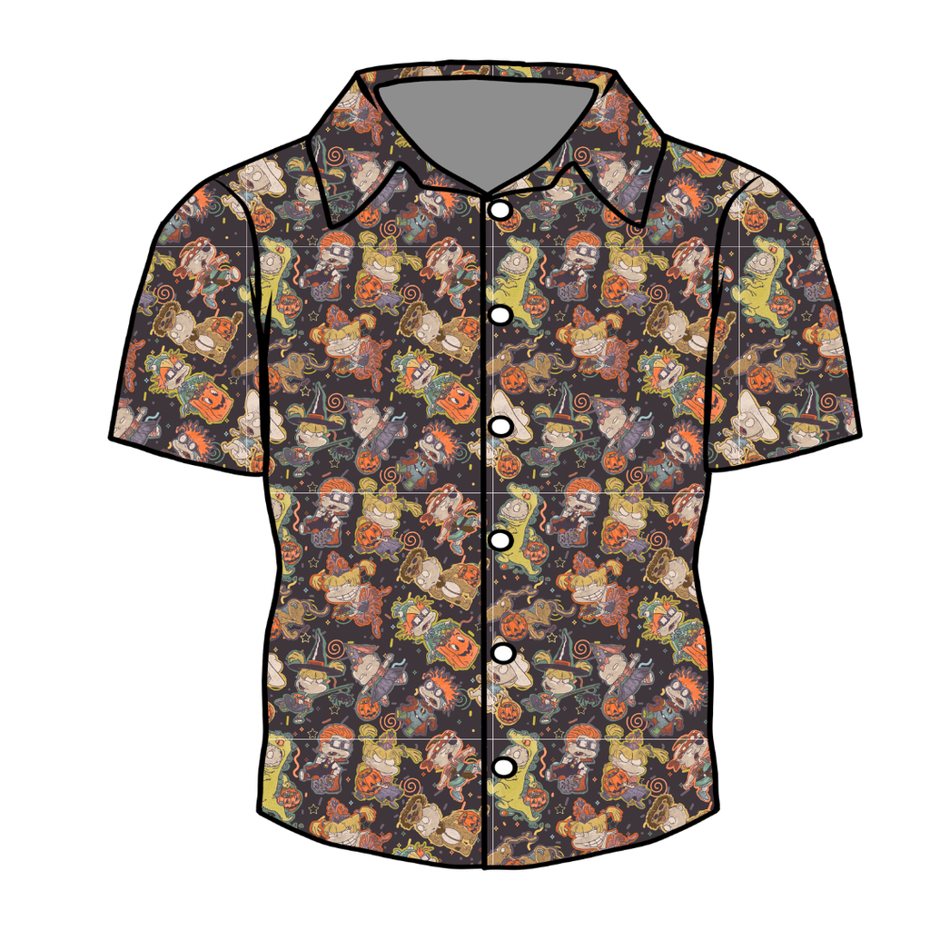 Midnight Mischeif - Twilight Men's Button Down Bamboo - Pre Order
