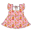 Fancy Schmancy Sadie Tie Back Ruffle Top - PRE ORDER