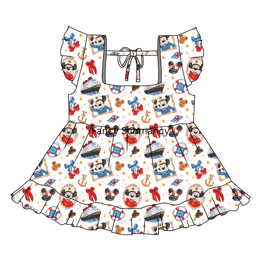 Crusin' Sadie Tie Back Ruffle Top - PRE ORDER