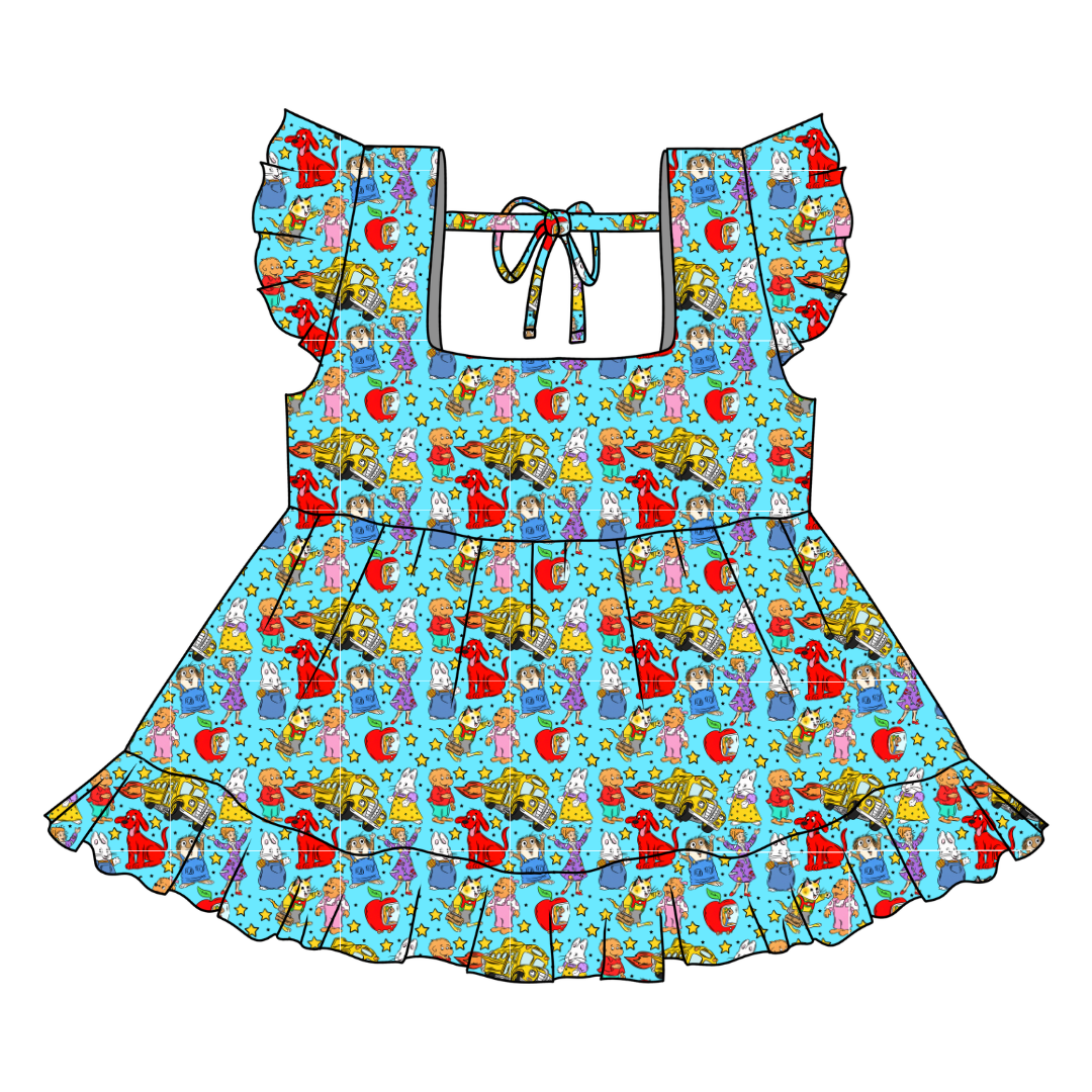 Growing Up Together Sadie Tie Back Ruffle Top - PRE ORDER
