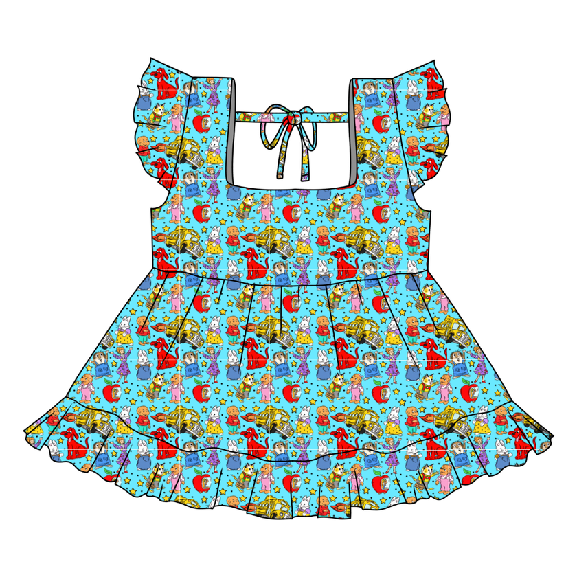 Growing Up Together Sadie Tie Back Ruffle Top - PRE ORDER