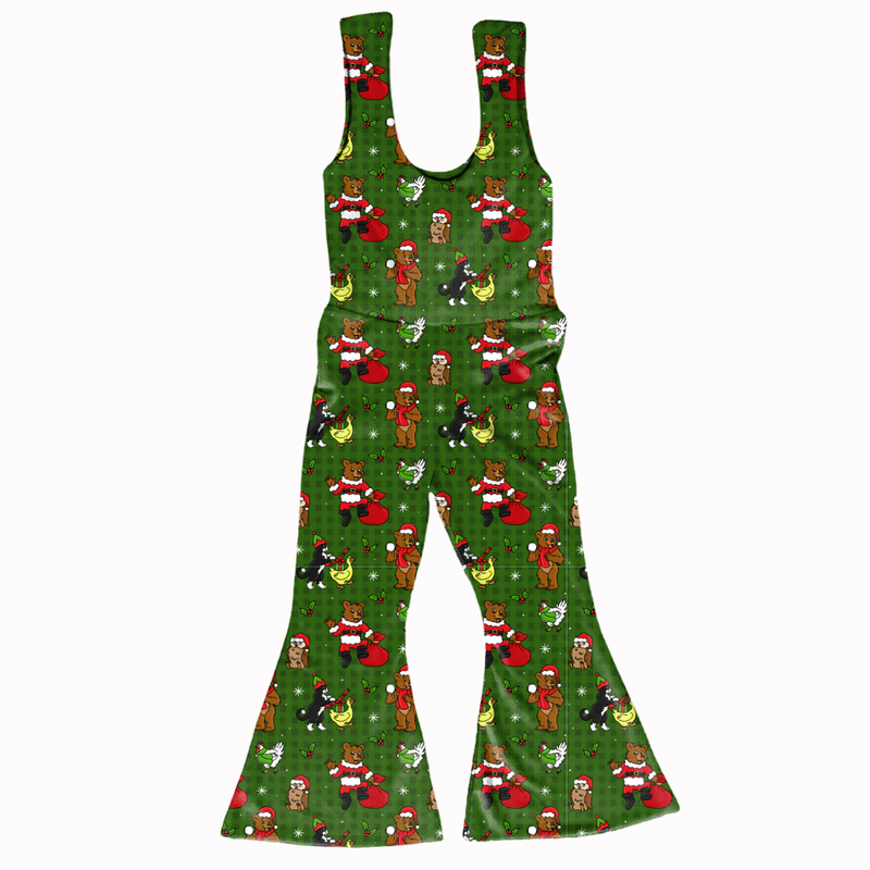 Cozy Cabin Christmas Daisy Jumpsuit - Knit - Pre Order - Christmas Special