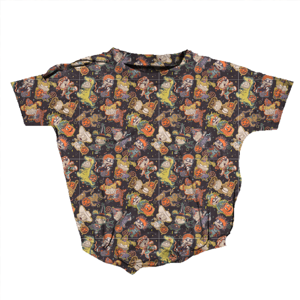 Midnight Mischief Opal Short Sleeve Bubble Bamboo - PRE ORDER
