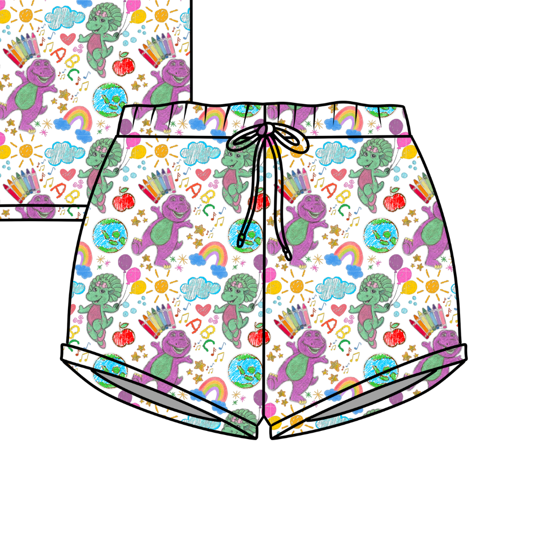 Learning is Magic Jazzy Adult Pajama Bamboo Shorts - Pre Order