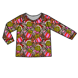 Pretty Mean Christmas Ruby Adult Long Sleeve Shirt - Bamboo - Pre Order - Christmas Special