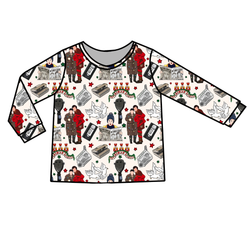 Alone at Home Ruby Adult Long Sleeve Shirt - Bamboo - Pre Order - Christmas Special