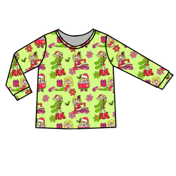 Merry Girl Era Ruby Adult Long Sleeve Shirt - Bamboo - Pre Order - Christmas Special