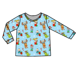 Holiday Parade Ruby Adult Long Sleeve Shirt - Bamboo - Pre Order - Christmas Special