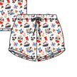 Crusin' Jazzy Adult Pajama Bamboo Shorts - Pre Order