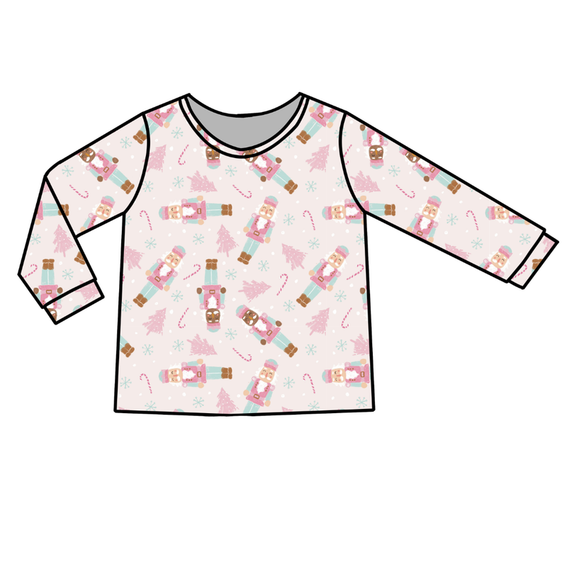 Sugarplum Ruby Adult Long Sleeve Shirt - Bamboo - Pre Order - Christmas Special