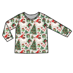 Evergreen Dreams Ruby Adult Long Sleeve Shirt - Bamboo - Pre Order - Christmas Special